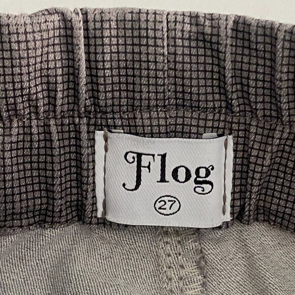 Bevy FLOG Slim Jogger Pants Size 27 Gray Drawstring Pockets - Picture 6 of 11